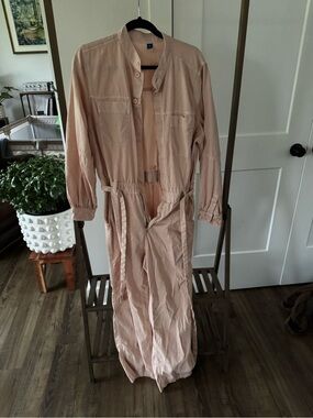Old Navy Blush Utility Jumpsuit
